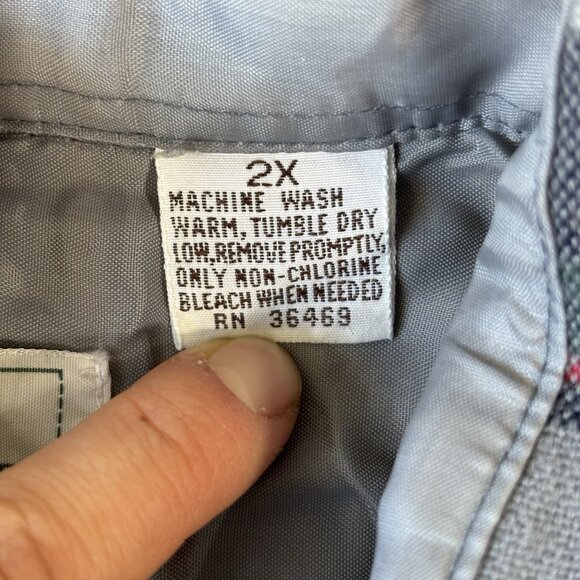 VTG Northwest Territory Flannel Shirt Men 2XL Plaid Outdoor Cabincore Grunge 90s - Picture 12 of 16